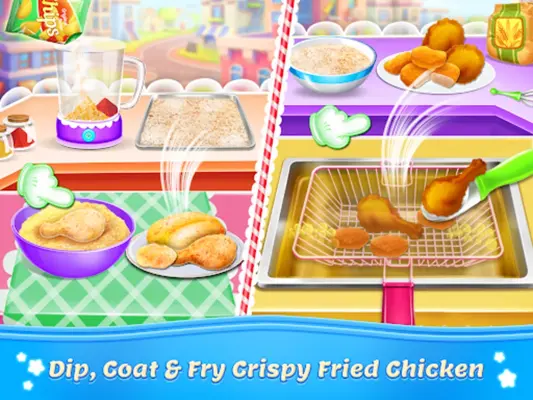 Crazy Chef-Pizza Cooking Games android App screenshot 1